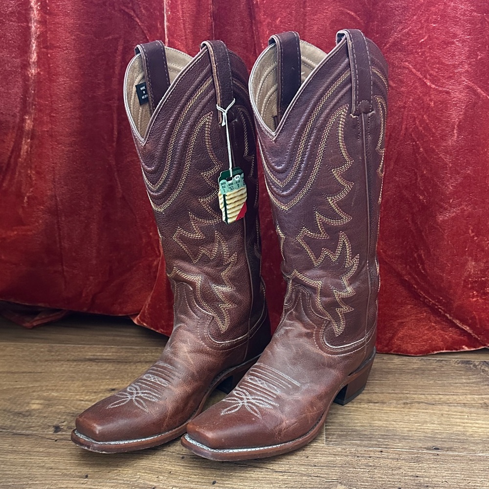 Justin Boots Rich Brown Western Boots